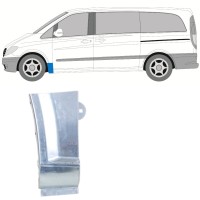 Opravný plech předního blatníku na Mercedes Vito W639 2003-2014 / Levá 16810