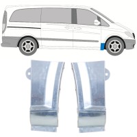Opravný plech předního blatníku na Mercedes Vito W639 2003-2014 / Levá+Pravá / Sada 16811
