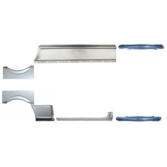 Opravný plech sada na Mercedes Vito W639 2003-2014 / Levá+Pravá / 14787