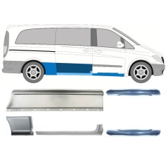 Opravný plech sada na Mercedes Vito W639 2003-2014 / Levá+Pravá / 14786