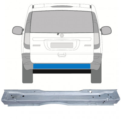 MERCEDES VITO 2003-2014 ZADNÍ OPRAVNÝ PANEL / VNITŘNÍ