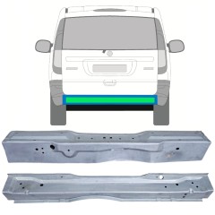Vnitřní a vnější zadní opravný plech na Mercedes Vito W639 2003-2014 / Sada 12561