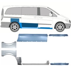 Opravný plech sada na Mercedes Vito W639 2003-2014 / Levá+Pravá / 14790