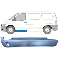 Opravný plech prahu předních dveří na Mercedes Vito I W638 1996-2003 / Levá 8832