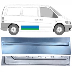 Opravný plech posuvných dveří vnitřní + vnější na Mercedes Vito I W638 1996-2003 / Pravá / Sada 12048