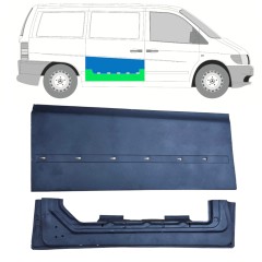 Opravný plech posuvných dveří vnitřní + vnější na Mercedes Vito I W638 1996-2003 / Pravá / Sada 11993