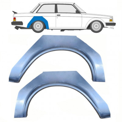 Lem zadního blatníku na Volvo 240 1974-1993 / Levá+Pravá / Sada 10765