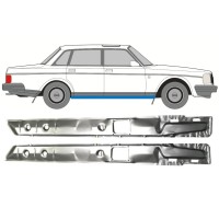 Opravný plech prahu vnitřní na Volvo 240 1975-1993 / Levá+Pravá / Sada 16111
