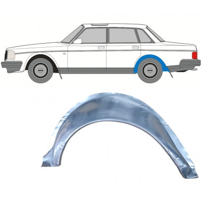 Vnitřní oprava podběhu kola for Volvo 240 1975-1993 / Levý 12780