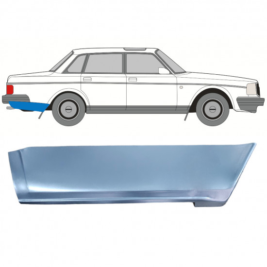 Oprava podběhu kola for Volvo 240 1975-1978 / Práva 12783