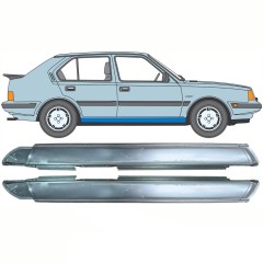 Kompletní práh na Volvo 340 360 1975-1991 / Levá+Pravá / Sada 10768