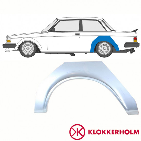 Lem zadního blatníku na Volvo 240 1974-1993 / Levá 10764