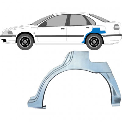 VOLVO S40 / V40 1995-2004 OPRAVA ZADNÍHO BLATNÍKU / LEVÝ