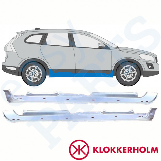 Opravný plech prahu na Volvo Xc60 2008-2017 / Levá+Pravá / Sada 10345