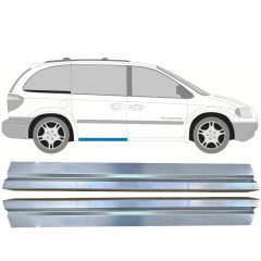 Opravný plech prahu posuvných dveří na Chrysler Voyager 2000-2008 / Levá+Pravá / Sada 11193