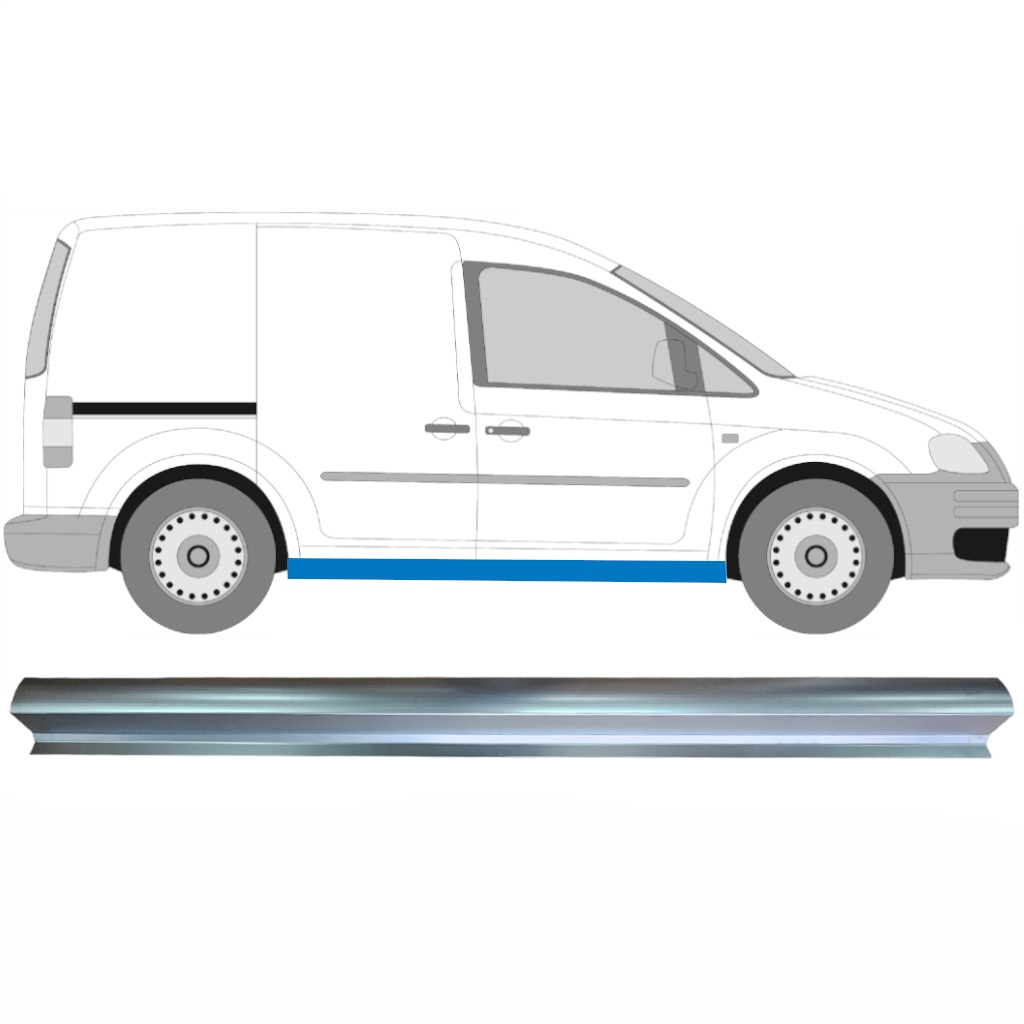 Opravný Plech Prahu Na Vw Caddy 2004-2015 / Levá = Pravá (Symetrická) 7080