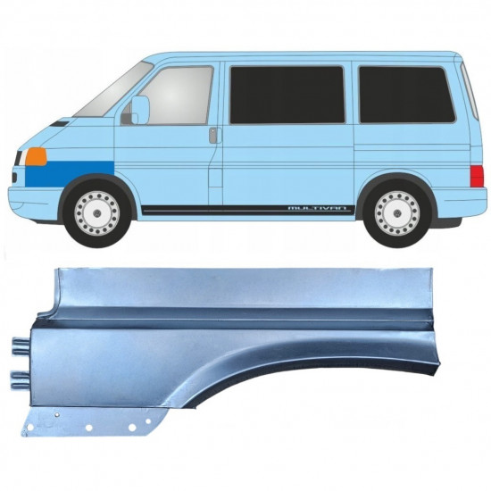 Opravný plech předního blatníku na VW Transporter T4 Caravelle 1996-2003 / Levá 7737