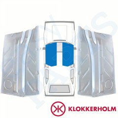 Opravný plech přední podlahy na Volkswagen Golf 1 1974-1985 / Levá+Pravá / Sada 10340