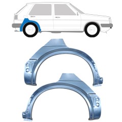 Lem zadního blatníku na Volkswagen Golf 2 1982-1992 / Levá+Pravá / Sada 9679