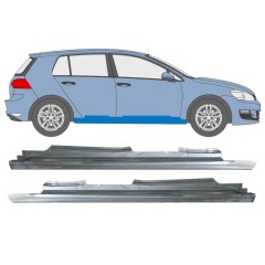 Kompletní práh na Volkswagen Golf 7 2012- / Levá+Pravá / Sada 9973