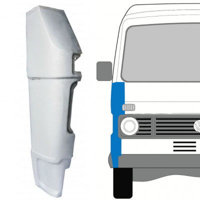 Opravný plech předního rohu na Volkswagen LT 1975-1996 / Pravá 7942