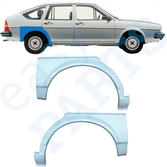 Lem zadního blatníku na VW Passat B2 1980-1988 / Levá+Pravá / Sada 10472