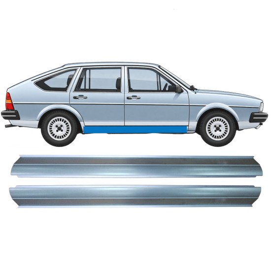 Opravný plech prahu na Volkswagen Passat B2 1980-1988 / Levá = Pravá (symetrická) / COMBI / SEDAN / HATCHBACK / Sada 11262