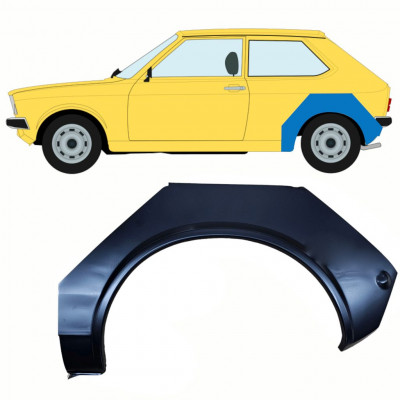 VW POLO 1975-1981 PODBĚH ZADNÍHO KOLA OPRAVNÝ PANEL / LEVÝ