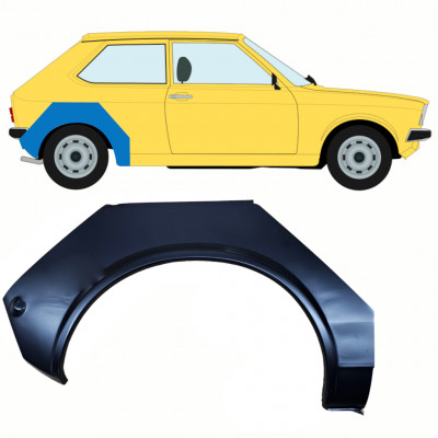 VW POLO 1975-1981 PODBĚH ZADNÍHO KOLA OPRAVNÝ PANEL / PRÁVA