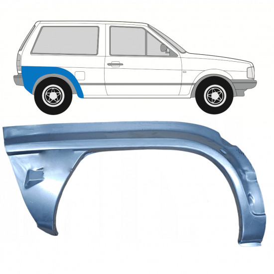 Lem zadního blatníku na VW Polo 1981-1984 / Pravá 7116