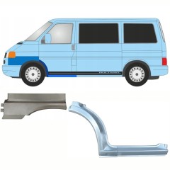 Opravný plech prahu + předního podběhu + předního blatníku na Volkswagen Transporter T4 1996-2003 / Levá / Sada 10044