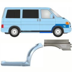 Opravný plech prahu + předního podběhu + předního blatníku na Volkswagen Transporter T4 1996-2003 / Pravá / Sada 10043