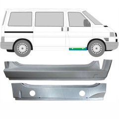 Opravný plech předního prahu vnitřní + vnější na Volkswagen Transporter T4 1990-2003 / Pravá / Sada 9905
