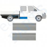 Opravný plech zadních dveří vnější na VW Transporter T5 2003-2015 / Levá = Pravá (symetrická) / Dvojitá kabina / Sada 10265