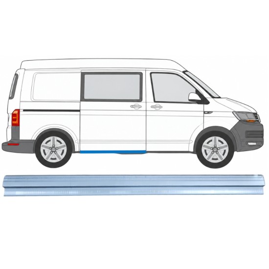 Opravný plech prahu posuvných dveří na Volkswagen Transporter T6 2015-2024 / Pravá 17183