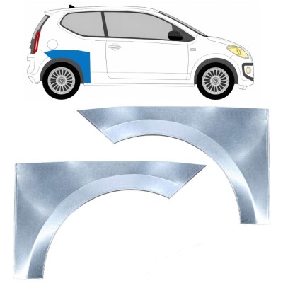 Lem zadního blatníku na Volkswagen UP! 2011- / Levá+Pravá / Sada 17210