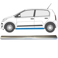 Opravný plech spodní části prahu na Volkswagen UP! 2011- / Levá 14819 Opravný plech spodní části prahu na Volkswagen UP! 2011- / Levá 14819