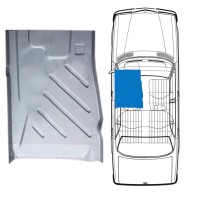 Opravný plech přední podlahy na Mercedes W123 1975-1985 / Levá 16047