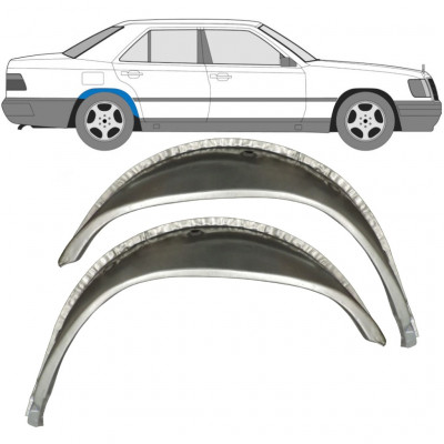 MERCEDES W124 1984- INTERNÍ OPRAVA ZADNÍHO BLATNÍKU / NASTAVIT