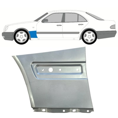 Opravný plech předního blatníku na Mercedes E-Class W210 1995-2003 / Levá 14702
