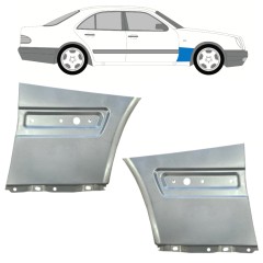 Opravný plech předního blatníku na Mercedes E-Class W210 1995-2003 / Levá+Pravá / Sada 14703