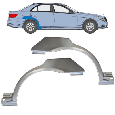 Lem zadního blatníku na Mercedes-Benz E-Class W212 2009-2016 / Levá+Pravá / Sada 14867