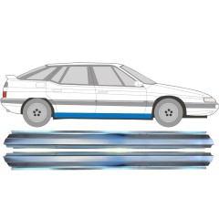 Opravný plech prahu na Citroen XM 1989-2000 / Levá+Pravá / Sada 11344