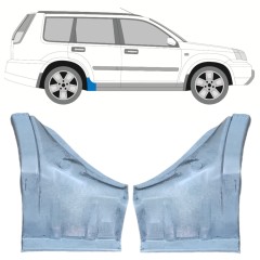 Opravný plech prahu na Nissan X-Trail 2001-2007 / Levá+Pravá / Sada 12445