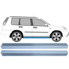 Opravný plech prahu na Nissan X-Trail 2001-2007 / Levá+Pravá / Sada 11947