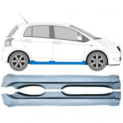 Opravný plech prahu na Toyota Yaris 2006-2011 / Levá+Pravá / Sada 10015