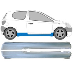 Kompletní práh na Toyota Yaris 1999-2005 / Levá+Pravá / Sada 9214