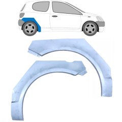 Lem zadního blatníku na Toyota Yaris 1999-2005 / Levá+Pravá / Sada 10400