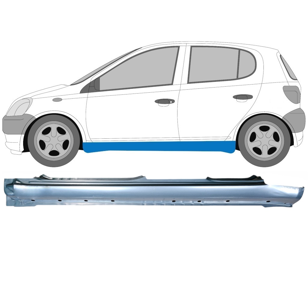 Opravný Plech Prahu Na Toyota Yaris 1999-2006 / Levá 5465