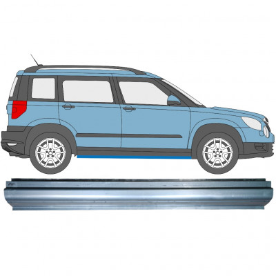 Opravný plech prahu na Skoda Yeti 2009- / Levá = Pravá (symetrická) 7201